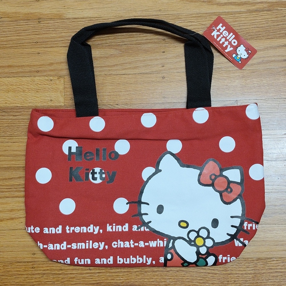Hello Kitty Red and White Polka Dot Handbag